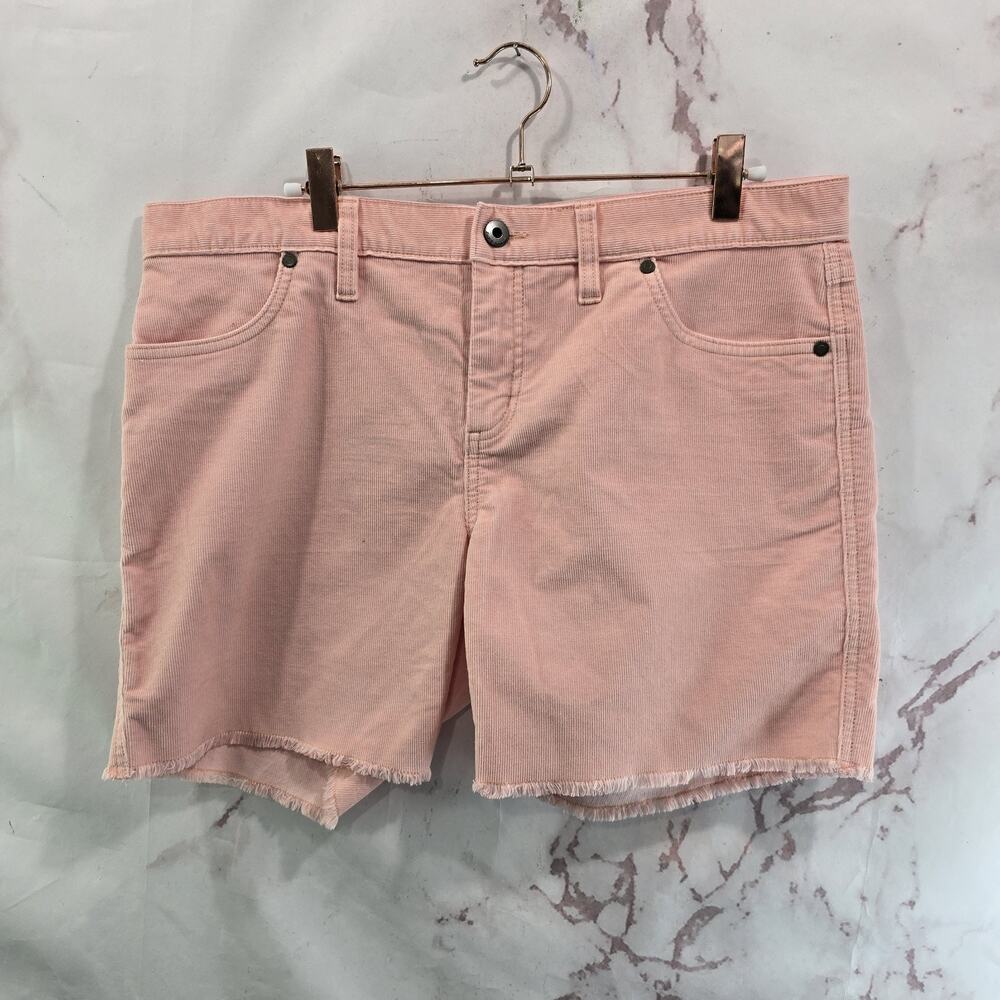 Carve Designs Shorts Womens 6 Pink Corduroy Oahu Rum 4 Inch Mid Rise